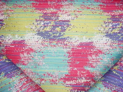 2-5/8Y Stroheim Schnabel Blue Brush Stroke Strie Tapestry Upholstery Fabric - Image 1 of 4