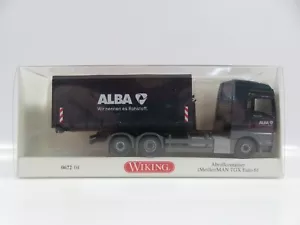 1:87 Wiking 067204 ALBA contenitore di scarico Meiller MAN TGX Euro 6 #5063 - Foto 1 di 2