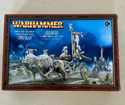 High Elf White Lion Chariot Chrace Tiranoc Elves Warhammer Fantasy The Old World - Image 1 of 3