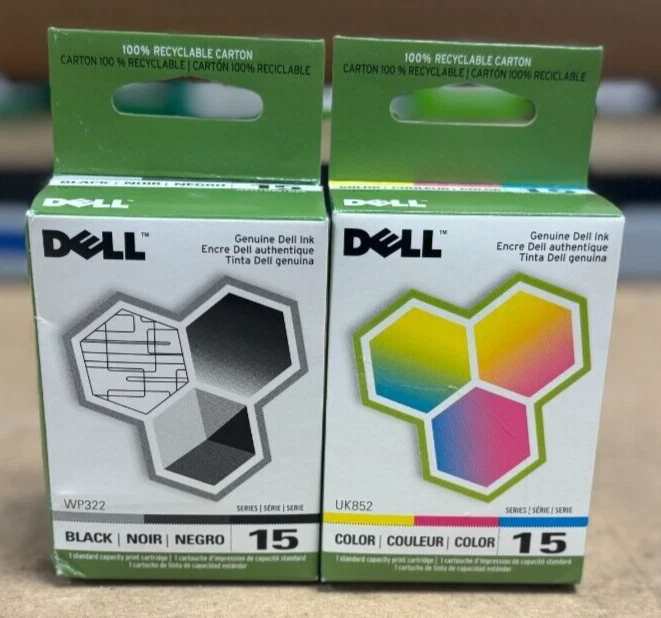 Dell Ink Series 15 Black And Color NIB - Image 1 of 1