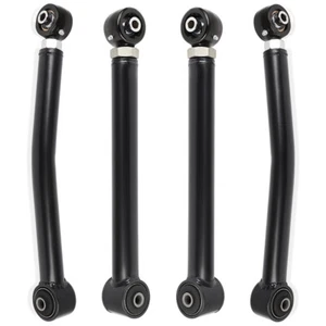 4pc For 2007-2018 Jeep Wrangler 4WD/2WD Rear Lower Upper Adj Control Arm - Picture 1 of 6