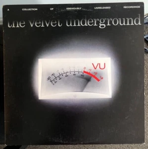 THE VELVET UNDERGROUND 12" LP VINYL Rare "V.U." 1984 DJ Promo LOU REED Verve VU - Picture 1 of 4