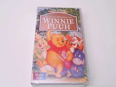 Die vielen Abenteuer von Winnie Puuh Disneys Meisterwerke VHS German PAL Video - Bild 1 von 4