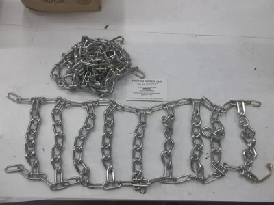 2-Link Tire Chain Pair 1069474 for Garden Way Troy-Bilt 4.10x3.50-4 Tires (A) - Image 1 of 4