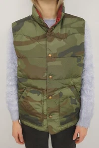 Women Scotch & Soda Vest Bodywarmer Red Green Nylon Reversible 2XL VAZ952 - Picture 1 of 6