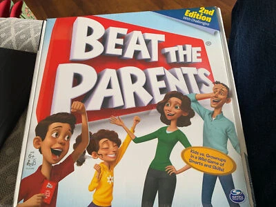 Beat The Parents Family Board Game Head-To-Head Trivia Kids Vs Grown-Ups Xmas - Image 1 of 4