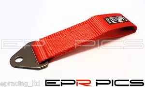 TRS Universal Tow Strap Red Colour for Subaru Impreza Forester Legacy WRX STI - Picture 1 of 3