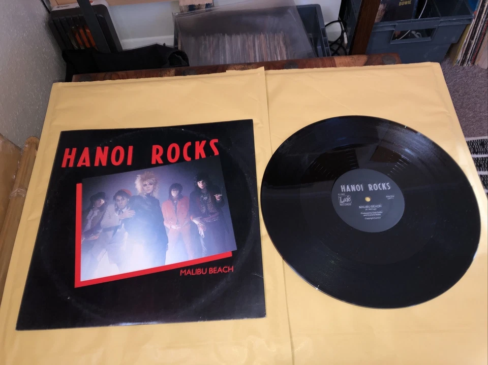 Hanoi Rocks - Malibu Beach + 3trk - 12” Ep 1983 Vgc/vgc+ - Image 1 of 1
