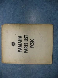 YAMAHA LISTA DE PIEZAS NÚMEROS MANUAL YCS1C 1968 180 YCS1 - Imagen 1 de 6