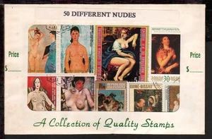 THEMATIC STAMPS - NUDES 50  DIFFERENT Many Large Quality Stamps - Bild 1 von 1