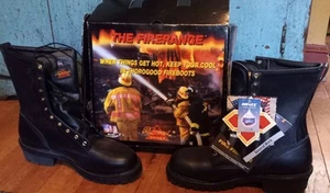 THOROGOOD WEINBRENNER WILDLAND LEATHER FIREFIGHTING 12" BOOTS 834-6381 13.5 W - Picture 1 of 21