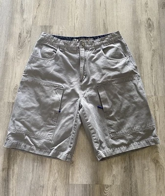 Pantalones Cortos Sueltos De Colección Y2K OTB Una Marca Resistente Para Hombres 34 Caqui Patinador Bordado Foto 1 de 4