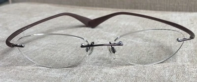 Donna Karan Mujer Anteojos Sin Montura Marco Flexible 8500 692 Titanio Japón 150 Foto 1 de 4