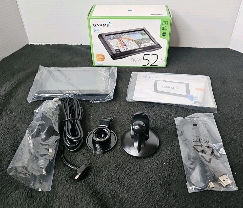 Garmin nuvi 52 LM GPS Essential Series Navigation 5" Touchscreen New In Box. - Image 1 of 4