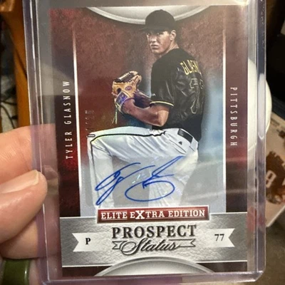 Elite Extra Edition Prospect Status Tyler Glasnow Auto /25 - Image 1 of 4