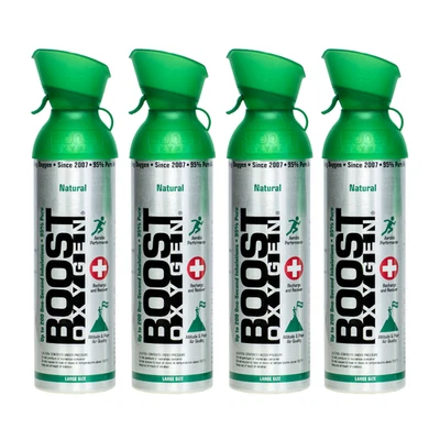Bote grande natural Boost Oxygen 10L | Soporte respiratorio para aeróbicos - Imagen 1 de 4
