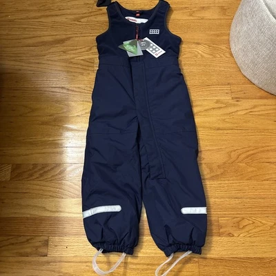 Lego Wear Size 4 Snow Bibs Pants Blue Snowbibs Snowpants - Image 1 of 4