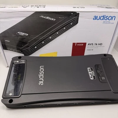 Amplificador Audison AV 5.1k HD 5 canales 1650W RMS - repuestos o reparación Foto 1 de 4