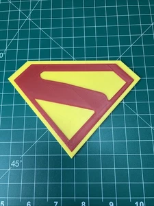 3D Printed Superman 2025 Logo Display Fan Art Emblem - Picture 1 of 2
