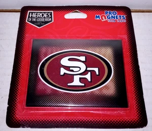 San Francisco 49ers NFL Team Logo Magnet (1998) Heroes of the Locker Room - Neu - Bild 1 von 2