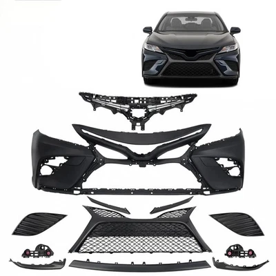 14PC For 2018 2019 2020 Toyota Camry SE XSE Front Bumper Cover Grilles Assembly - Изображение 1 из 4
