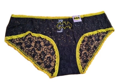 DC COMICS BATGIRL SUPERHÉROE BRAGUITA NEGRA TRANSPARENTE SIN COSTURAS XXL (9) ¡ENVÍO GRATUITO! Foto 1 de 4