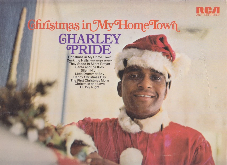 CHARLEY PRIDE- "Christmas in My Hometown" 1970 holiday LP on the RCA label! - Image 1 of 1