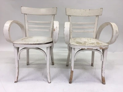 Neuschlossz-Lichtig Holzindustrie AG Hungary 2 Art Deco Chairs around 1920 J.J.Kohn? - Image 1 of 4