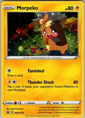 Morpeko - Promo SWSH: Sword & Shield Promo Cards SWSH116 NM - Image 1 of 2
