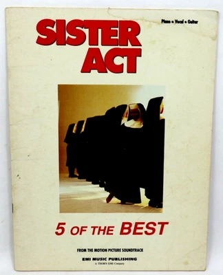 SISTER ACT 5 of the Best Piano Vocal Guitar Sheet Music Song Book - Image 1 of 4