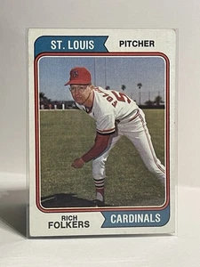 1974 Topps #417 Rich Folkers - Bild 1 von 2