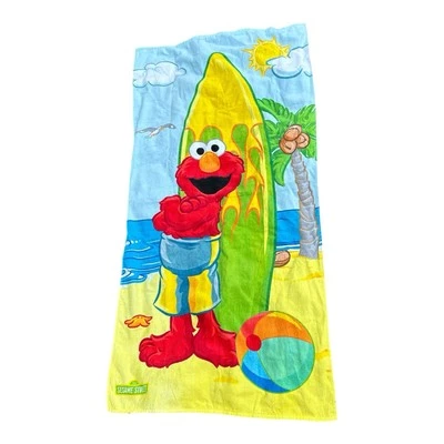 Toalla de regalo de playa piscina baño grande de algodón con licencia Elmo Lola Sesame Street nueva sin etiquetas Foto 1 de 4
