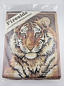 Fireside Longstitch Needlepoint #FI-78-2005 Tiger Portrait 16X20 Ron Smith - Picture 1 of 2