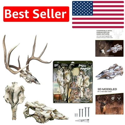 Effortless Deer Skull Mounting Kit - Snow Camo with Interchangeable Caps - Image 1 of 4