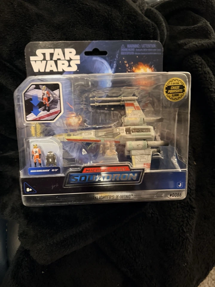 Star Wars Micro Galaxy Squadron Biggs Darklighter X-Wing #0086 Chase 1/5000 - Imagem 1 de 1
