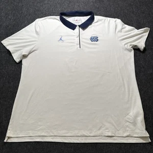 Nike North Carolina Tarheels Air Jordan Elite Jumpman Poloshirt Herren Gr. 2XL Mesh - Bild 1 von 14