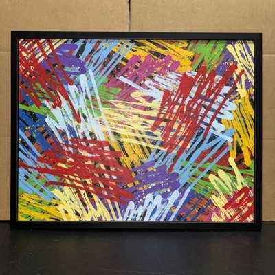 Seen UA canvas ready to hang stretched on wood graffiti street art style wars - Image 1 of 4