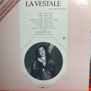 SPONTINI-LA VESTALE-CALLAS-ORIGINAL 1983 MELODRAM 3-LP VINYL BOX SET-USED-ITALY - Imagen 1 de 6