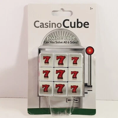 Casino Cube ~ Twist Puzzle Brain Teaser Funtime 2014 Slot Machine Symbols NEW* - Image 1 of 4