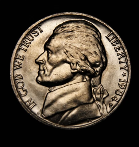 1984-P Jefferson Nickel, Full Steps! Cover