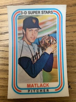 1976 Kelloggs #49 JON MATLACK Mets Kellogg's - Image 1 of 4