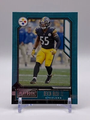 2020 Panini Playbook  Devin Bush II 27 Pittsburgh Steelers  - Image 1 of 2