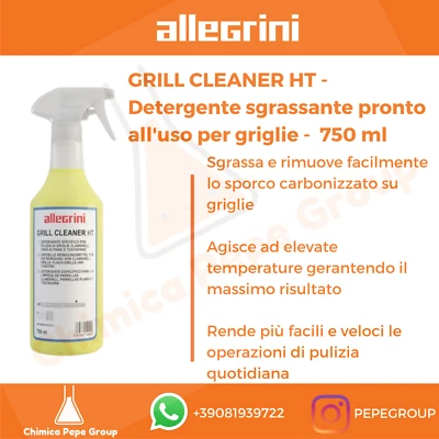 GRILL CLEANER HT 750 ml Allegrini - DETERGENTE SGRASSANTE per GRIGLIE