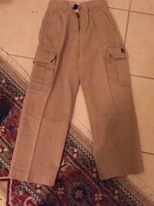 EUC GAP kids BOYS cargo pants-100% Cotton- size 8- Heavy Cotton-adjustable waist - Picture 1 of 5