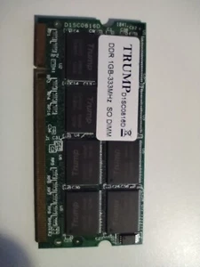 TRUMP 1GB DDR1 SO-DIMM D1SC0816D 333mhz Memory Module - Picture 1 of 1