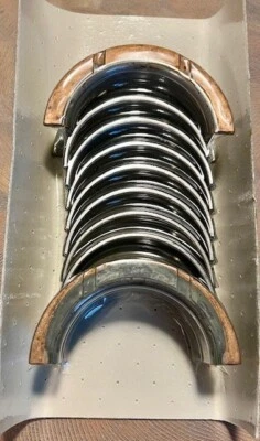 Vandervell-UK Engine .010" OS Main Bearings for Datsun 510, 520, 521, 610, 620 Foto 1 de 2