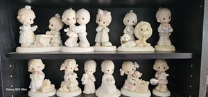 Vintage Precious Moments Figurines A Lots Beautiful Good 21 Good Used Check Pic - Picture 1 of 16