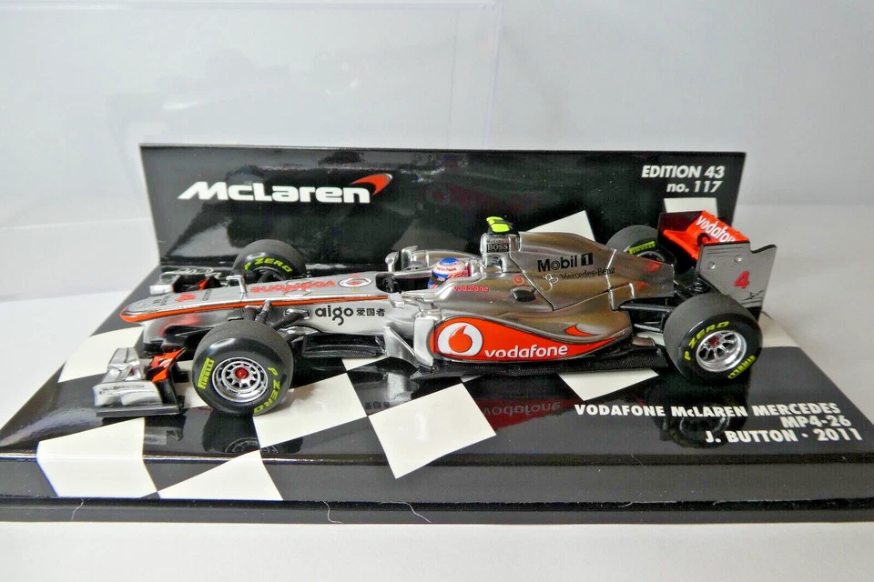 1/43 Minichamps 2011 Mclaren MP4-26 Jenson Button. - Image 1 of 1