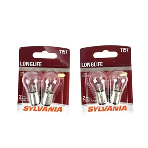 2 PACK OF SYLVANIA OEM LONG LIFE LIGHT INCANDESCENT BULB LAMPS #1157 - Picture 1 of 4