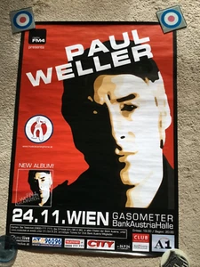 Paul Weller Illumination Tour Poster Vienna 2002 The Jam Style Council MEGA RARE - Picture 1 of 1